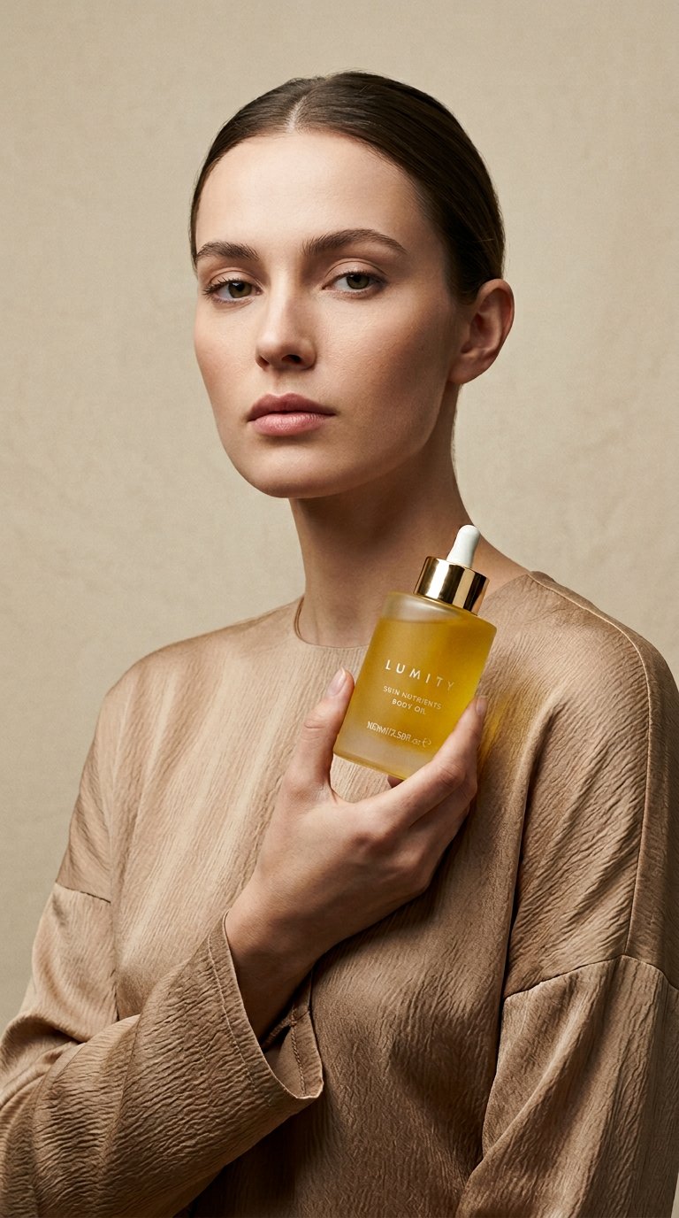 AI product shot of Skin Nutrients Body Oil