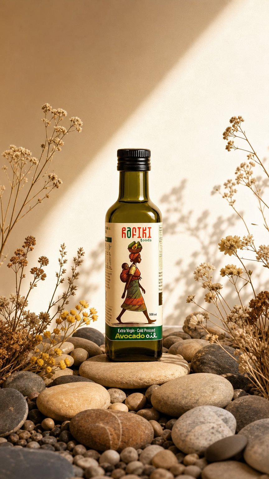 AI product shot of Extra-Virgin Avocado Oil