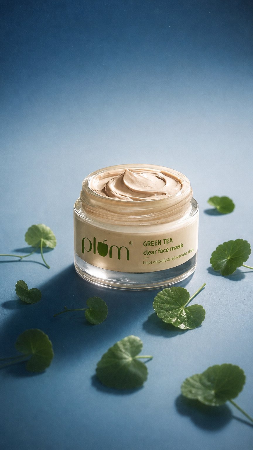 AI product shot of 🎁 Green Tea Clear Face Mask | Full-Size| 60 gm