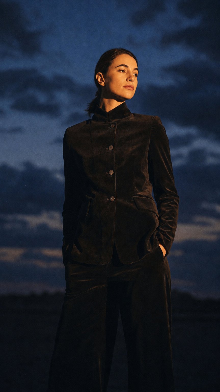 AI product shot of Celine Jacket - Black