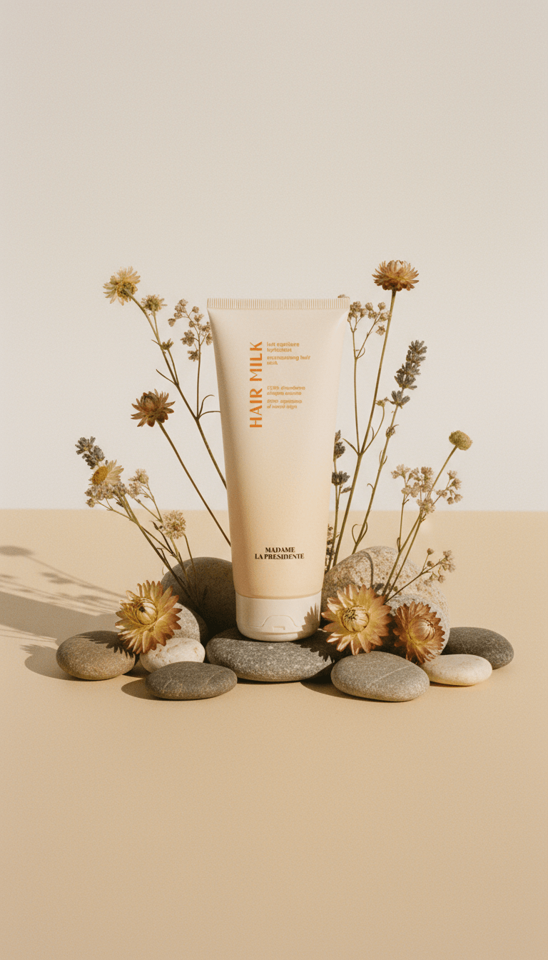 AI product shot of Soin Hydratant - Hair Milk