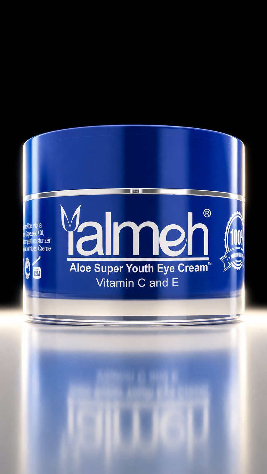 AI product shot of Eye Cream for Dark Circles and Wrinkles | Hydrating Peptide Eye Cream