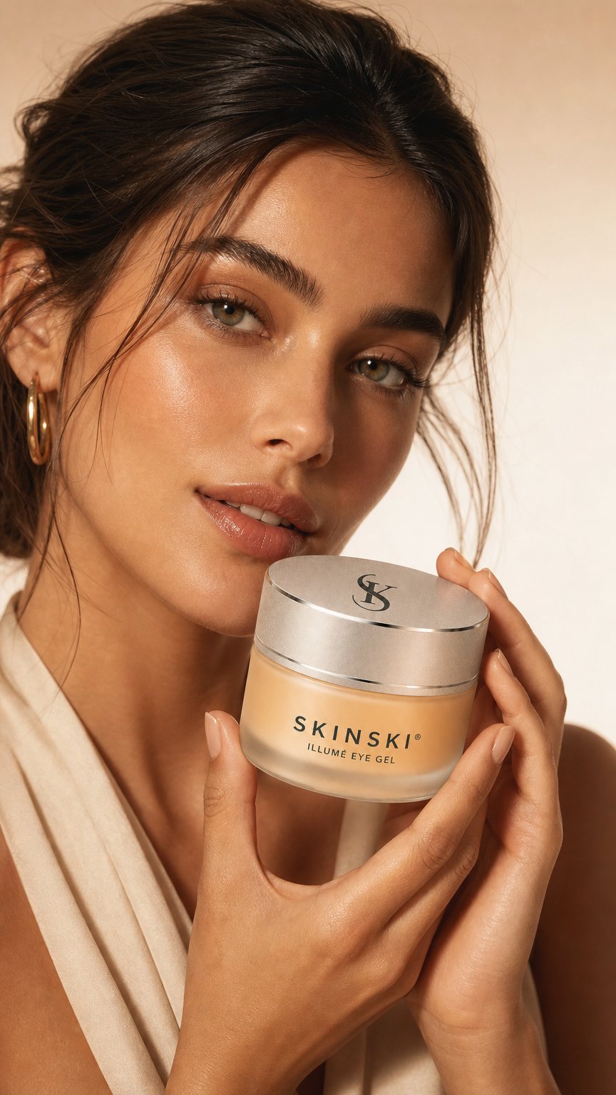AI product shot of SKIИSKI® Illumé Eye Gel