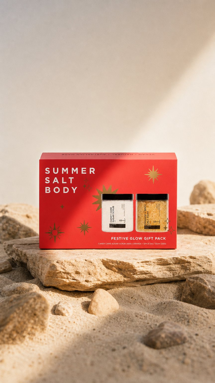 AI product shot of Festive Glow Gift Pack