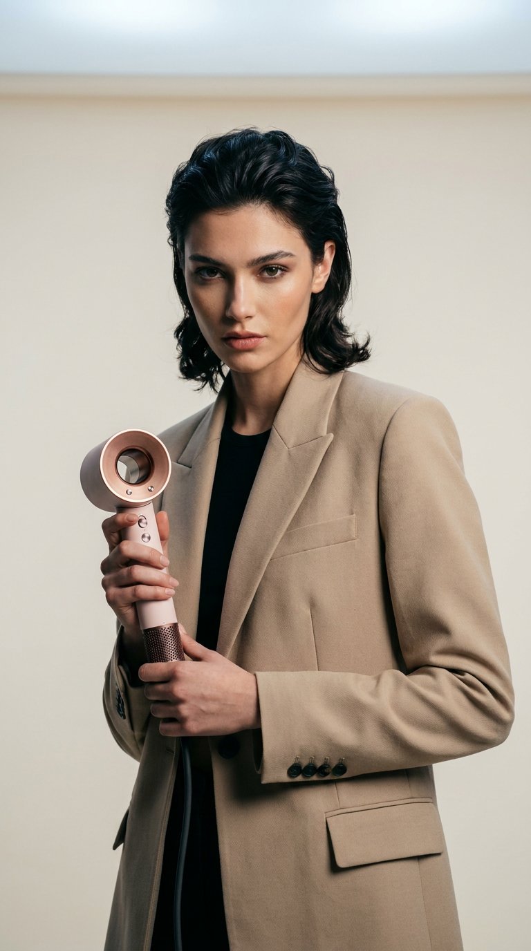 AI product shot of Dyson Supersonic