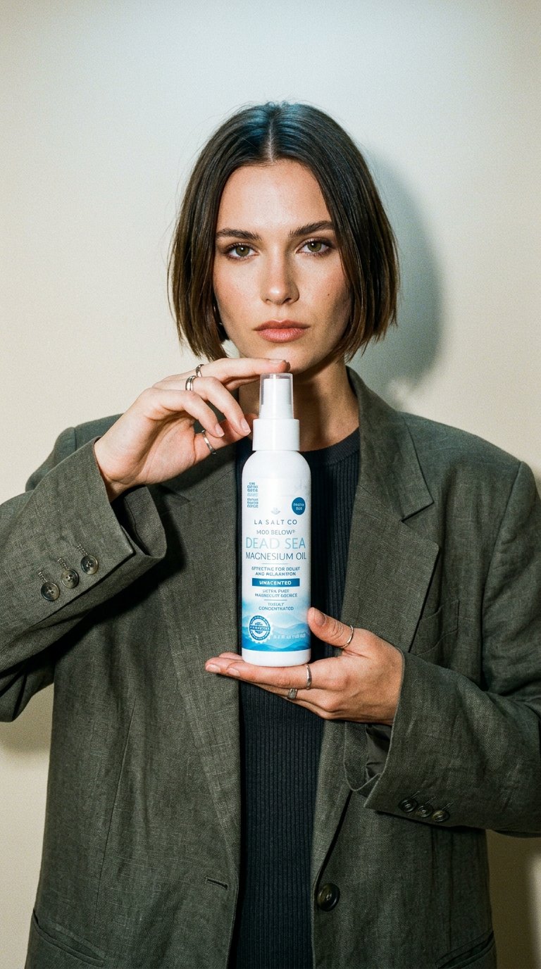 AI product shot of Dead Sea Magnesium Oil