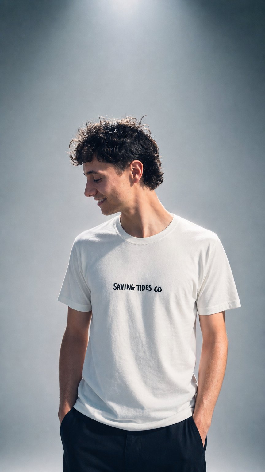 AI product shot of Tides Signature Tee