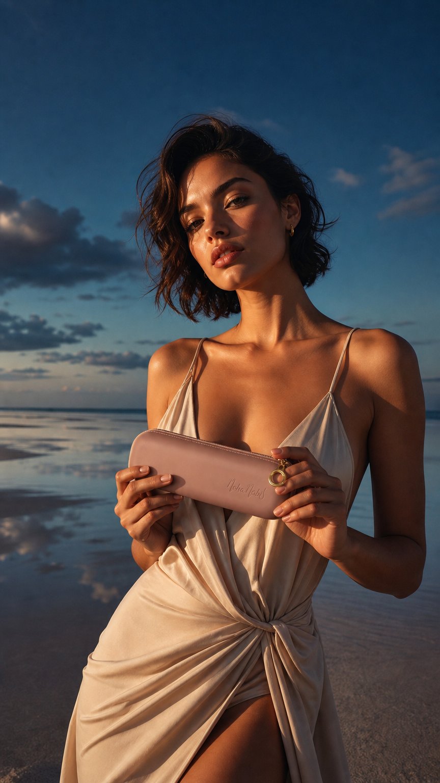 AI product shot of Make Up Brush Pouch - AED