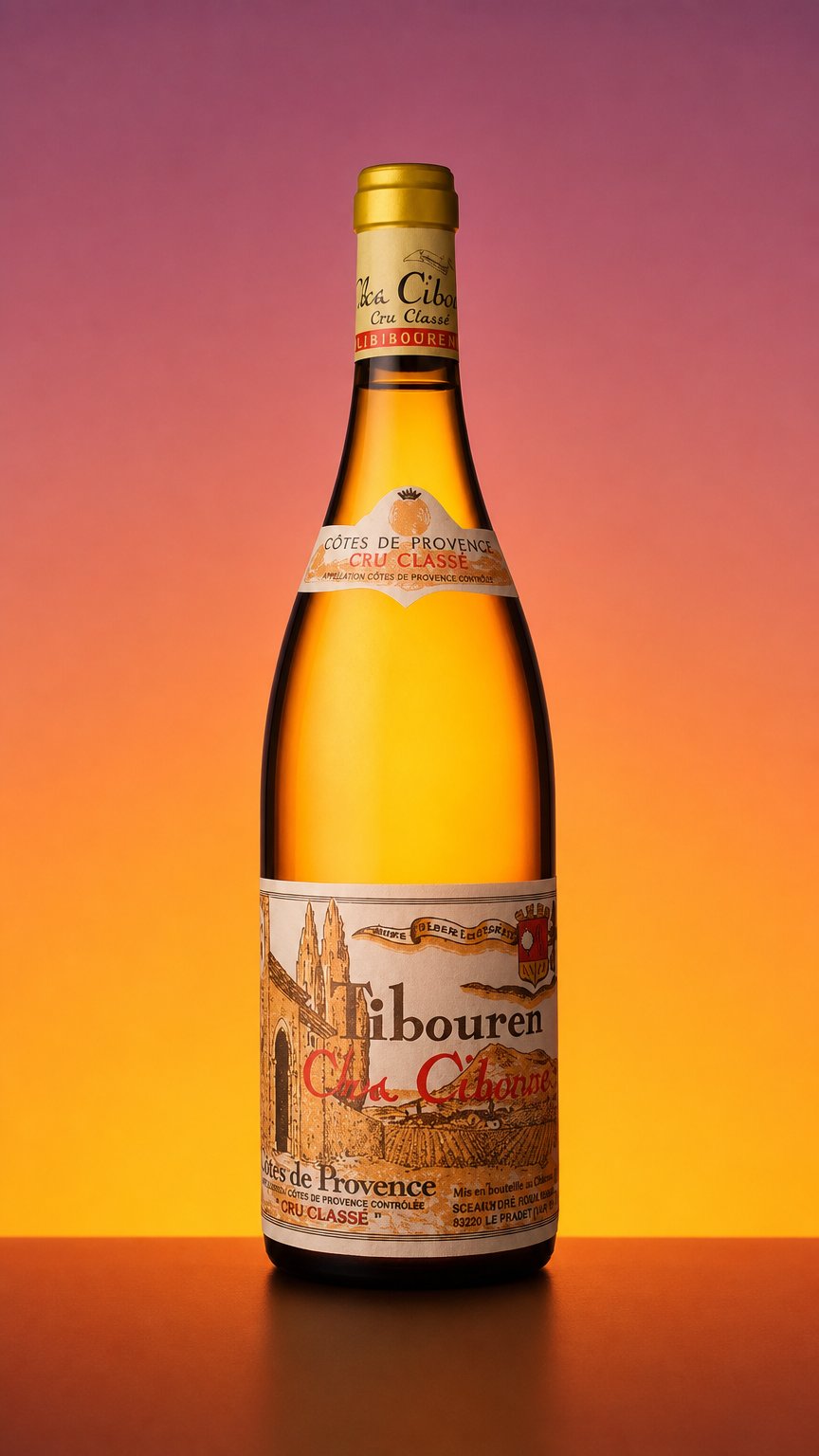 AI product shot of Cuvée Tradition Rose by Clos Cibonne 2024