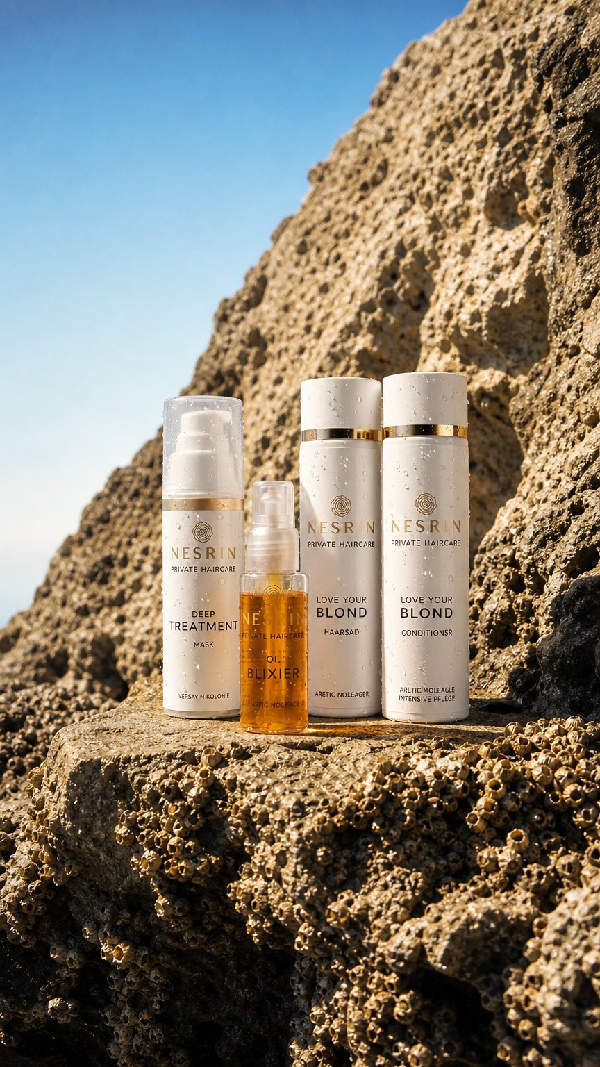 AI product shot of Nesrin All Blond Set