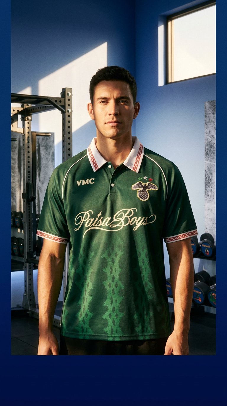 AI product shot of Sueños Jersey (Green)