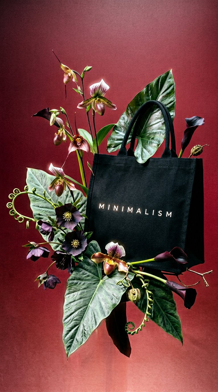 AI product shot of Tote Bag "MINIMALISM"