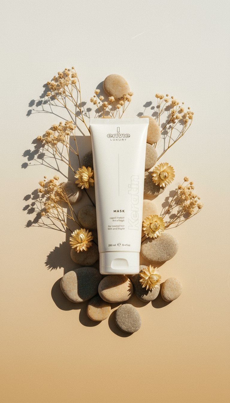 AI product shot of Luxury Keratin Thin & Fragile Mask
