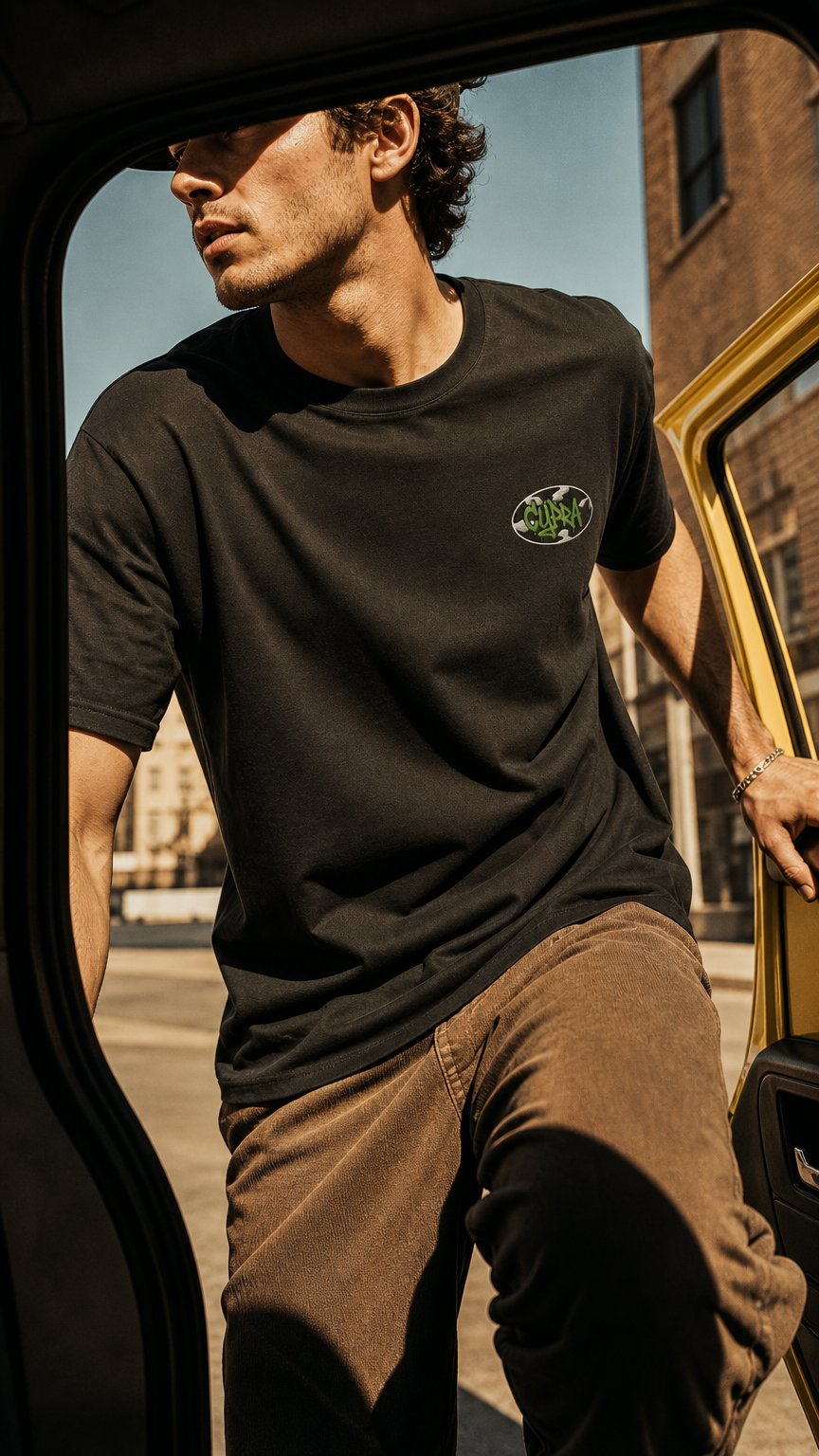 AI product shot of Cypra Carp Fishing (Mirror) T-Shirt