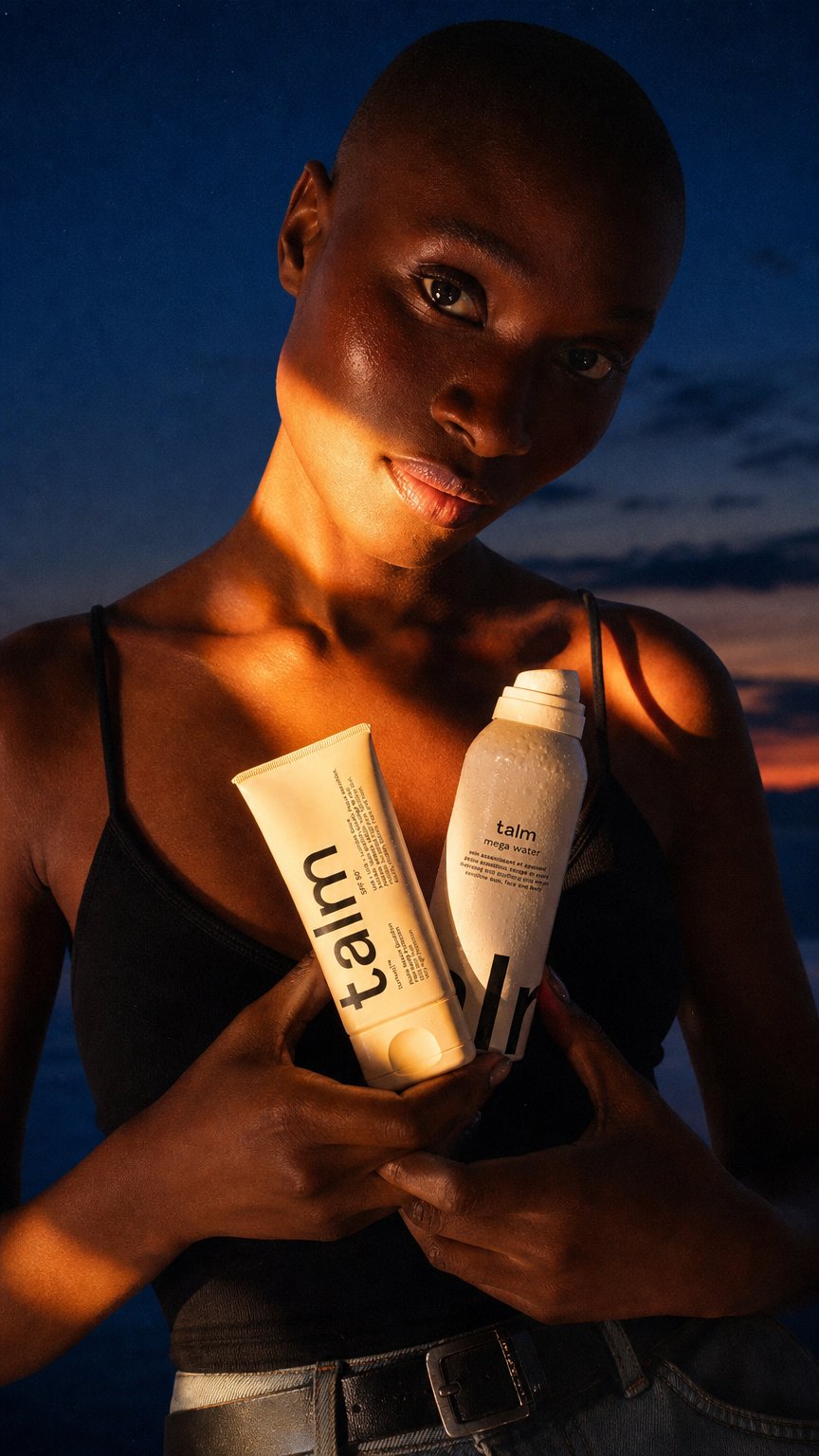 AI product shot of Le duo prévention soleil — solaire + brume