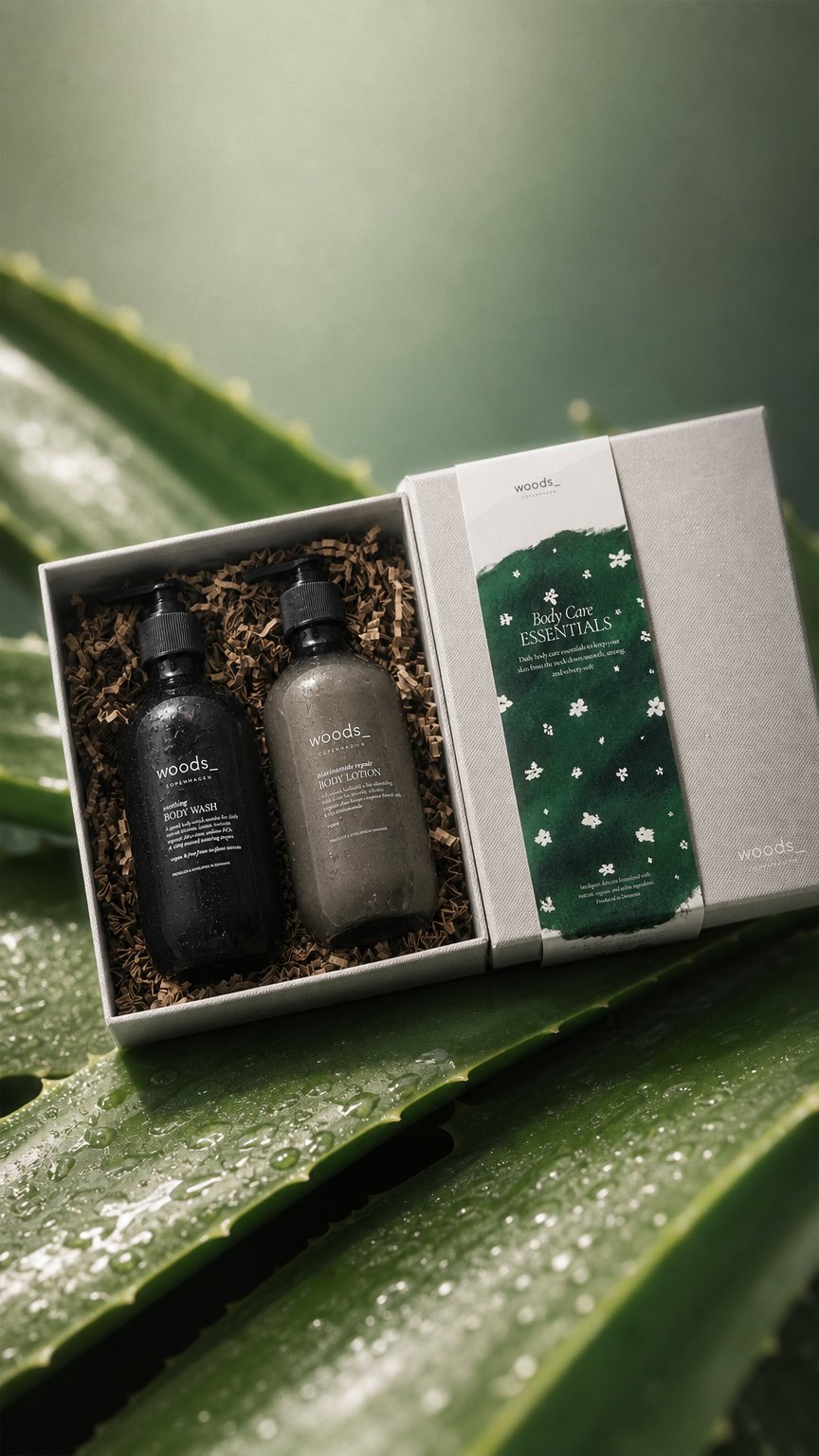 AI product shot of Body Care Essentials