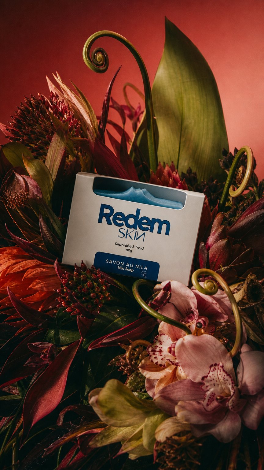 AI product shot of Savon au Nila (SAF) – Redemskin