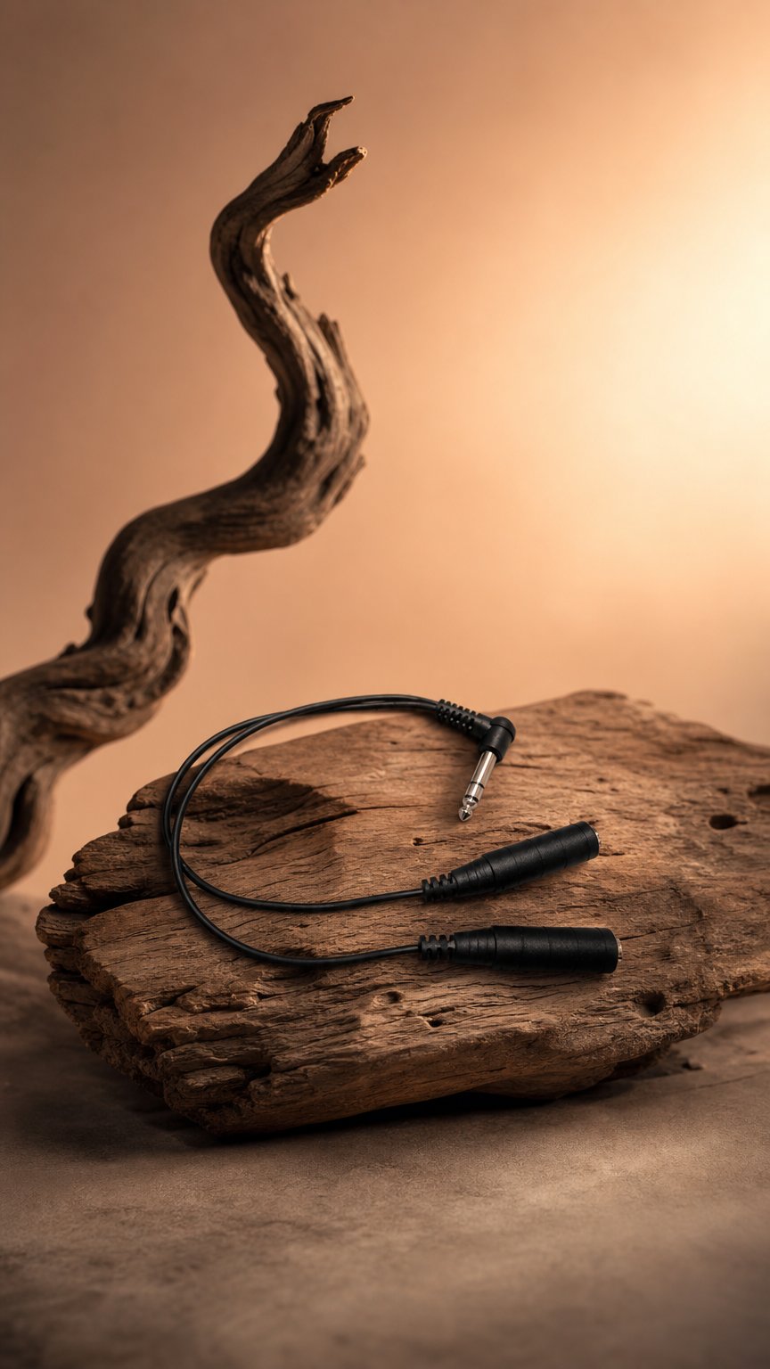 AI product shot of Double Adaptor Splitter Lead 6.35mm Plug