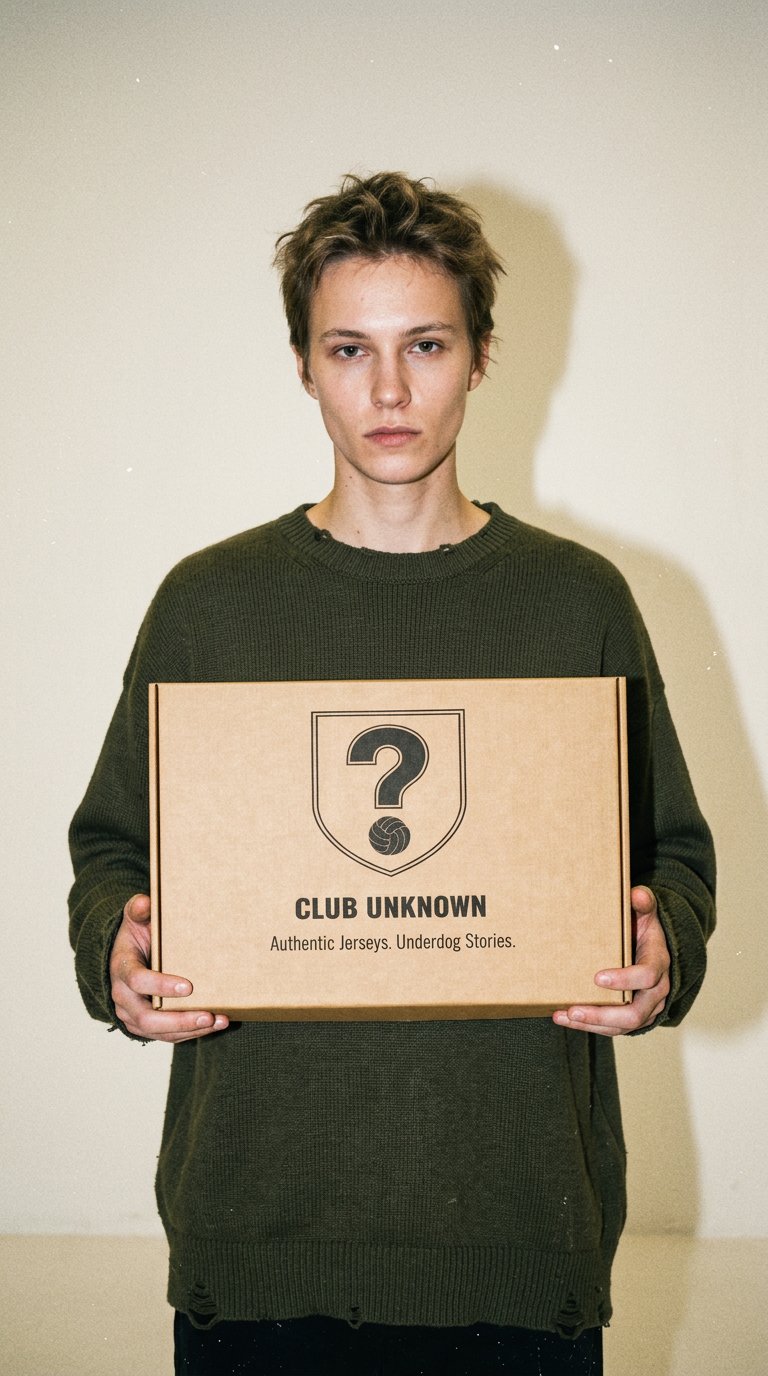 AI product shot of Club Unknown Mystery Box