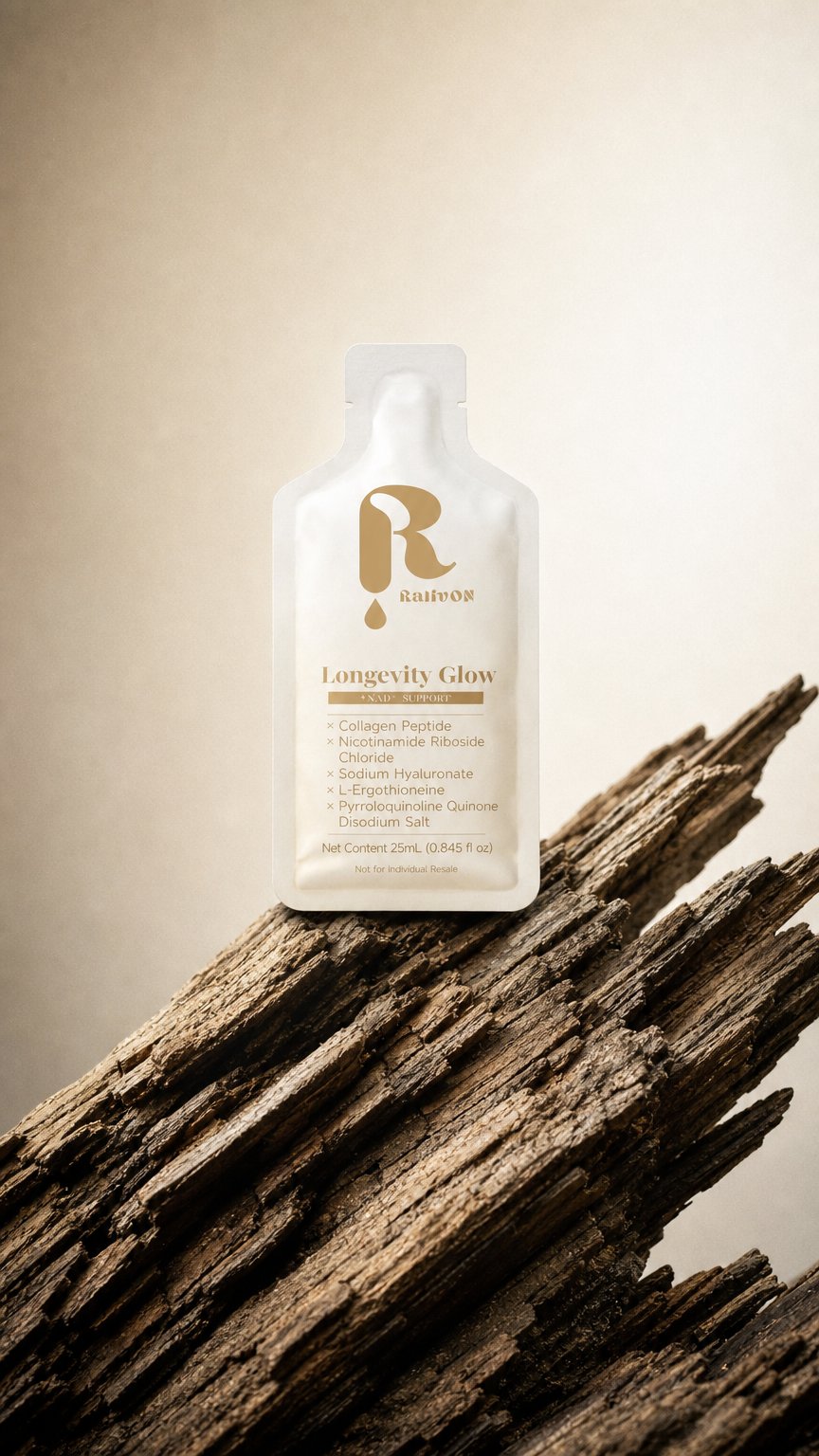 AI product shot of Longevity Glow