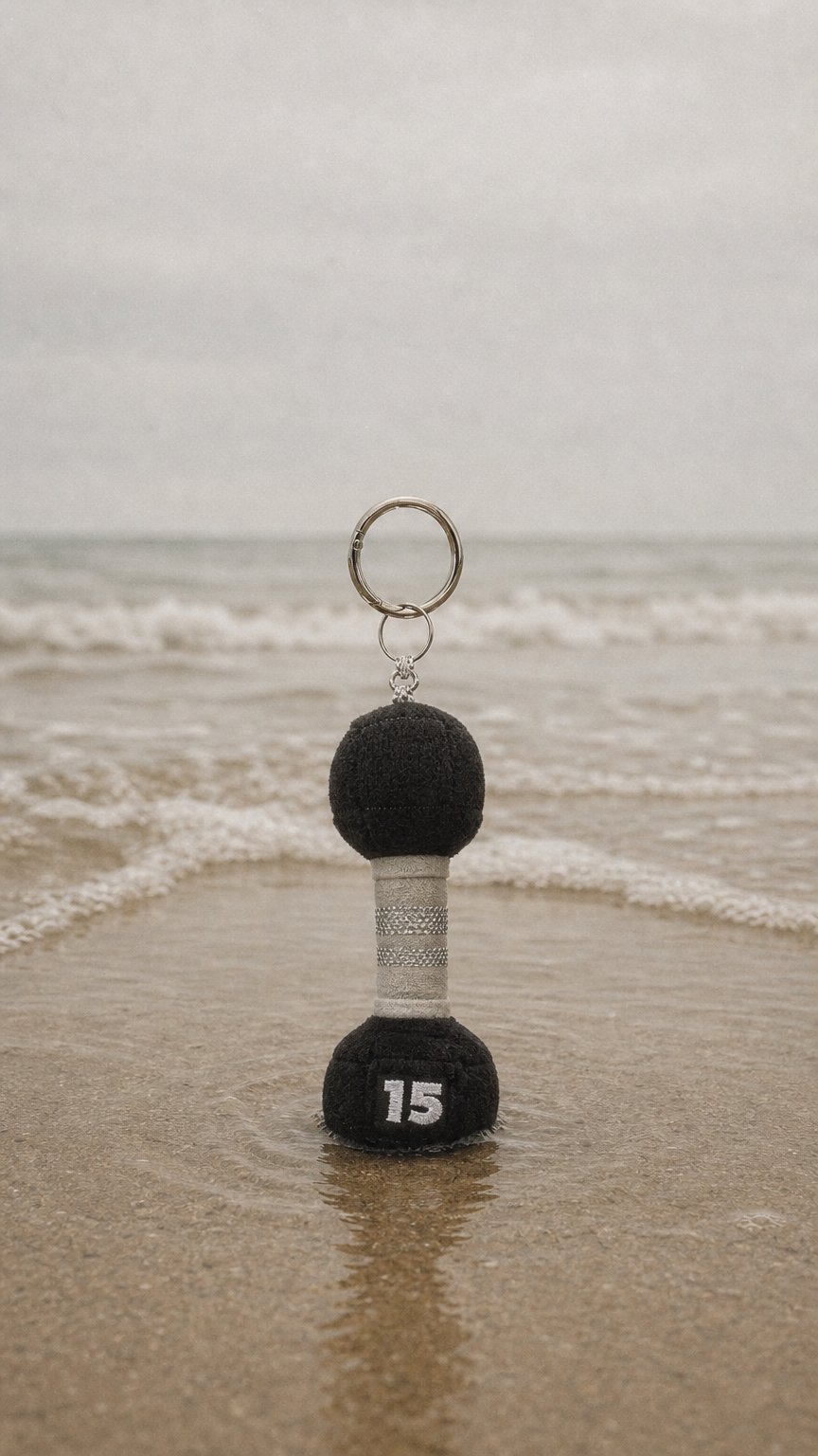 AI product shot of StuffedStuff Dumbbells