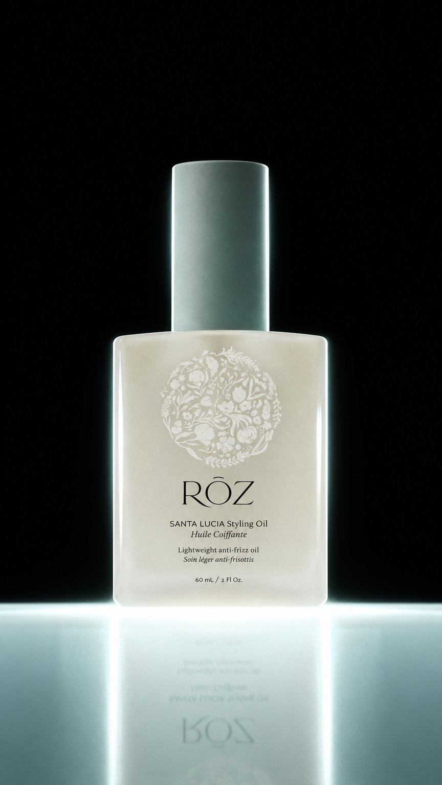 AI product shot of Santa Lucia Styling Oil