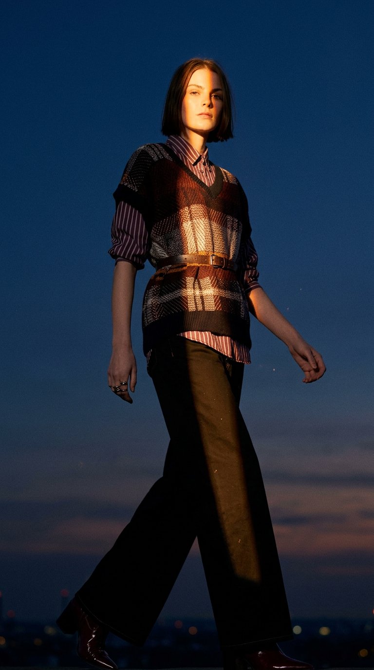 AI product shot of Marlon Stripe Shirt