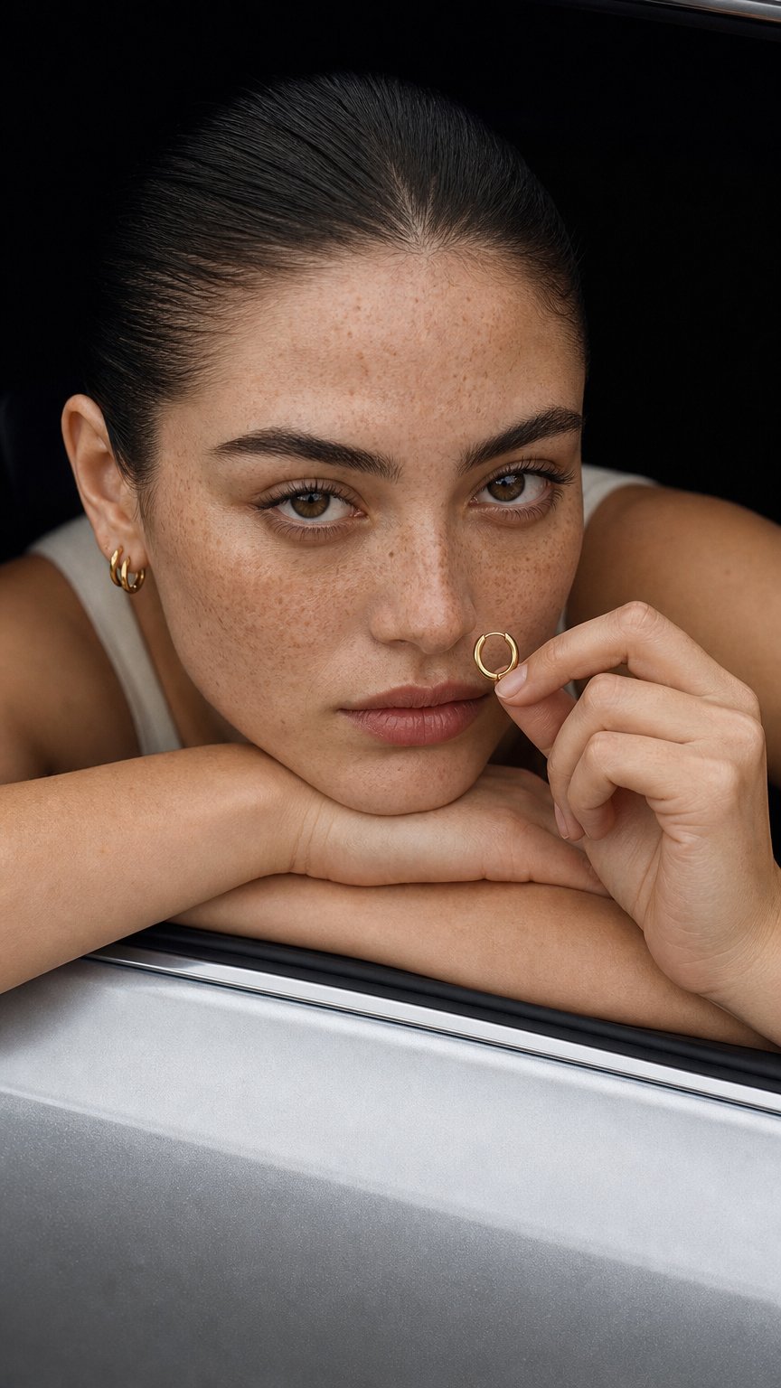 AI product shot of 10mm Classic Hoops