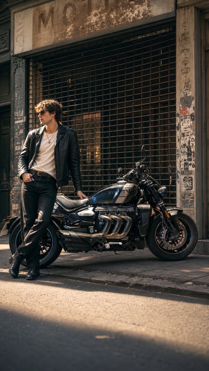 AI product shot of Triumph ROCKET 3 TFC
