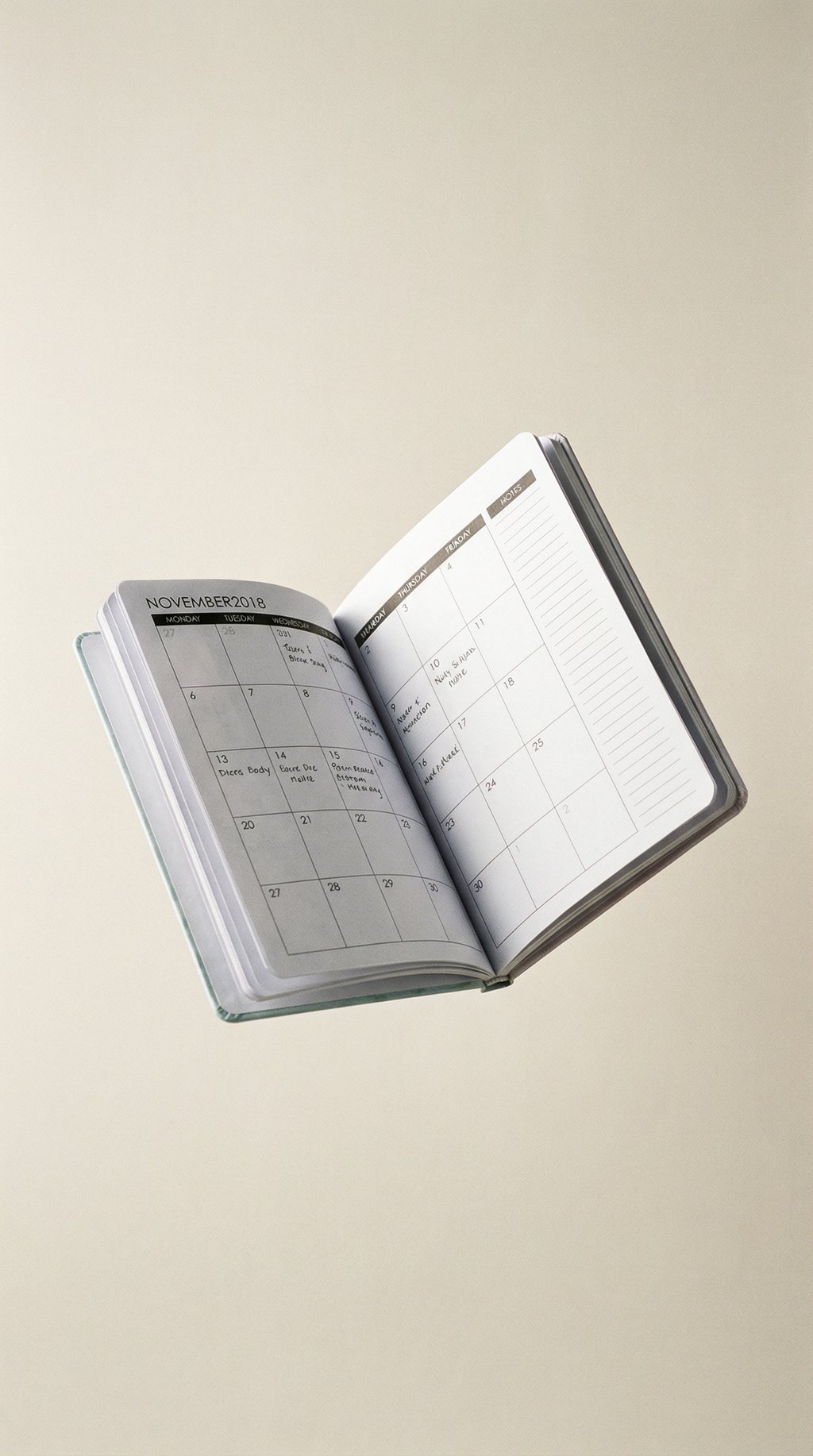 AI product shot of Your very first planners for 2018