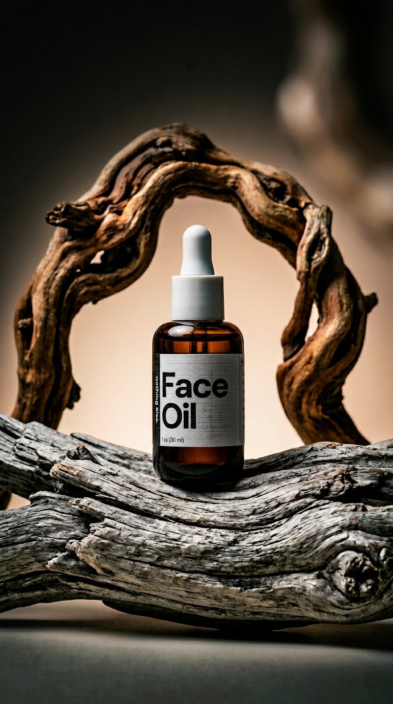AI product shot of Face Oil