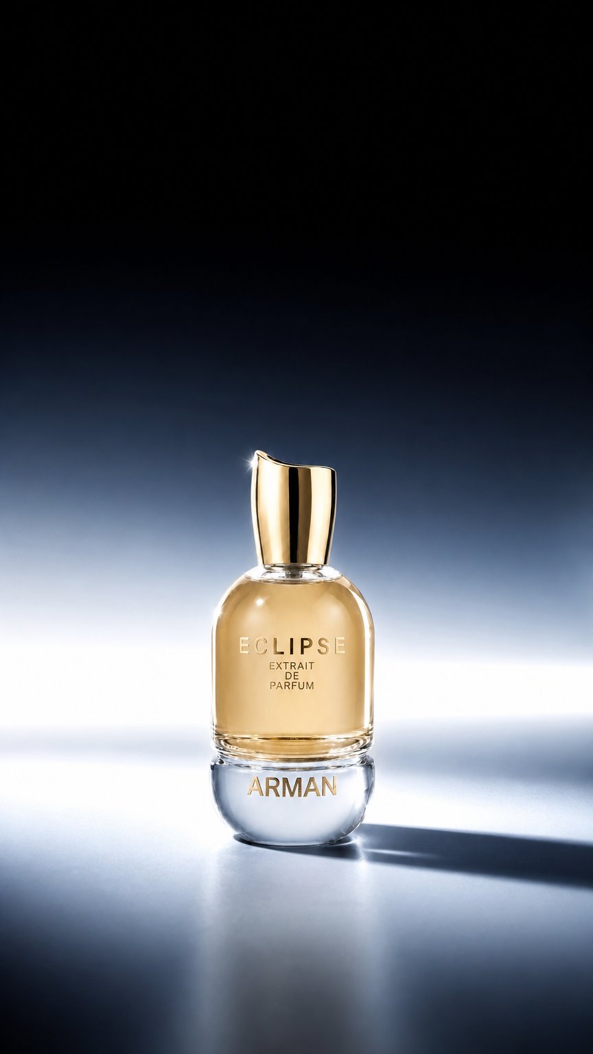 AI product shot of ECLIPSE Extrait de Parfum