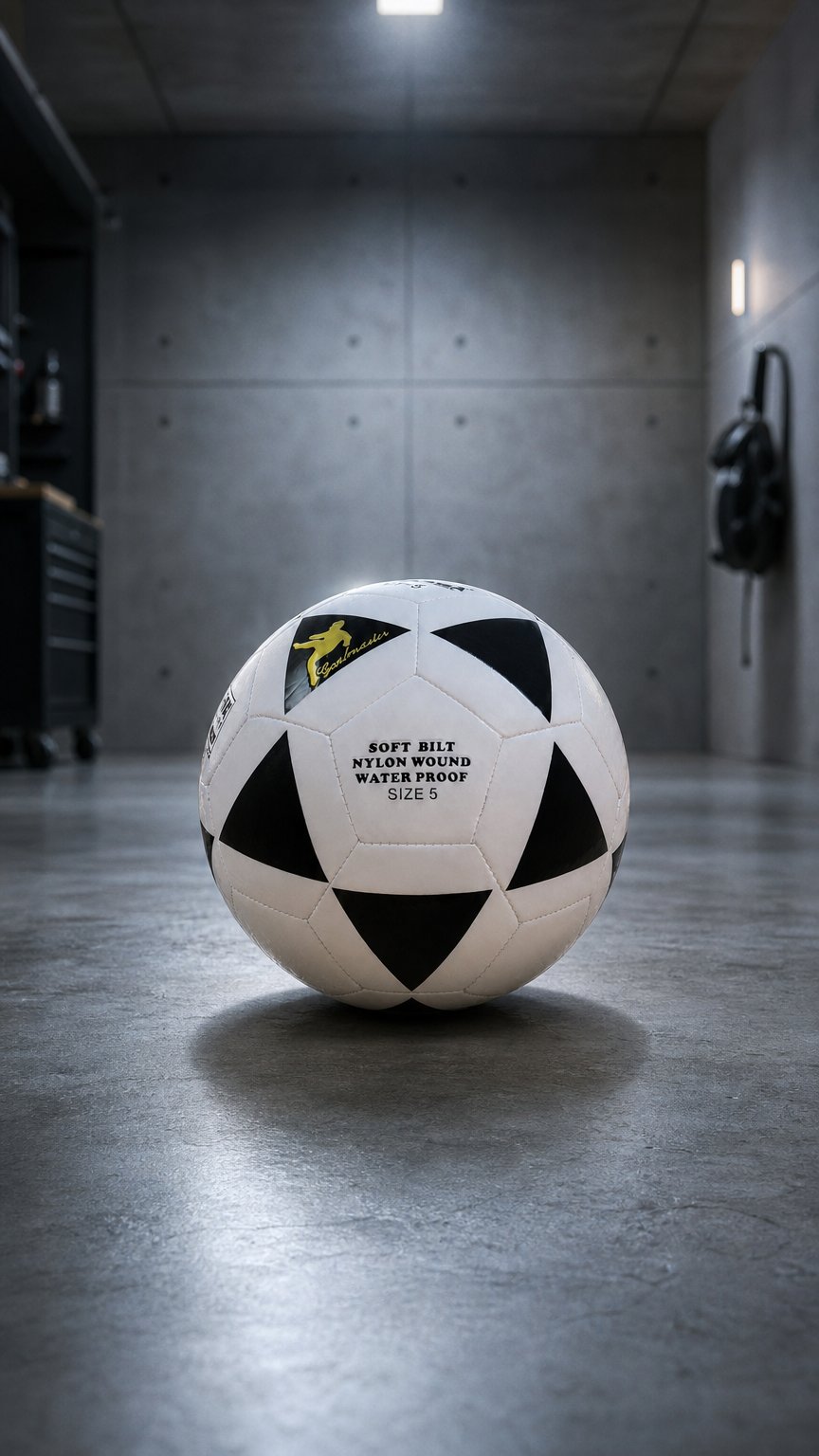 AI product shot of The Brazilian Beach Ball – Ultra-Soft Touch Size 5