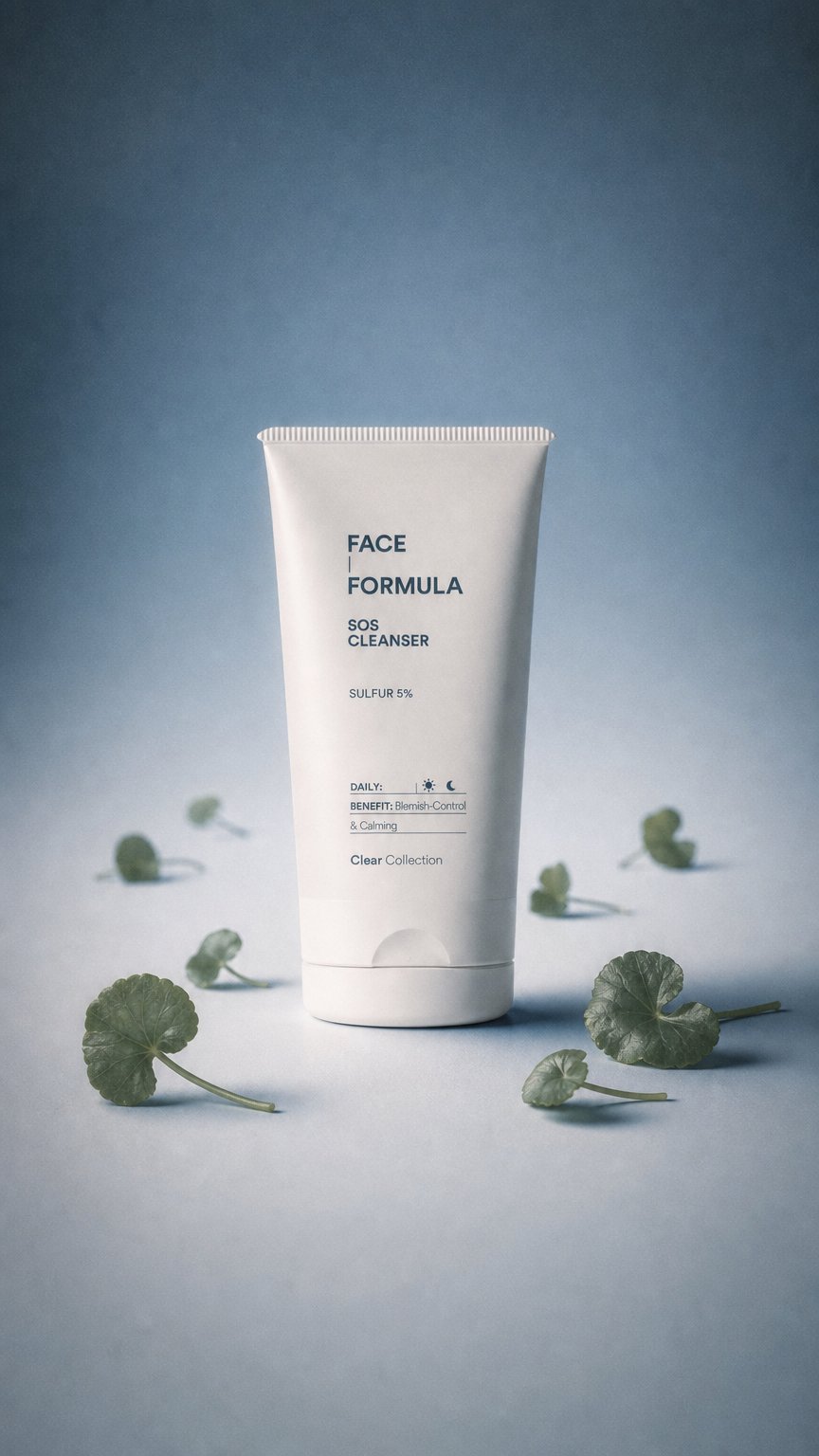 AI product shot of SOS Cleanser