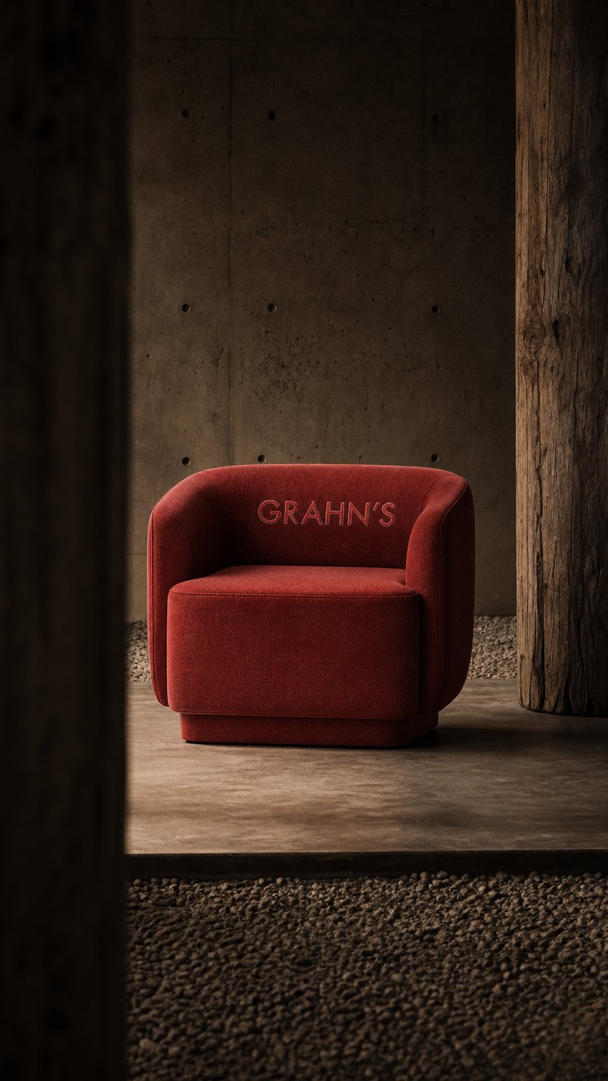 AI product shot of Grahn's Upholstery