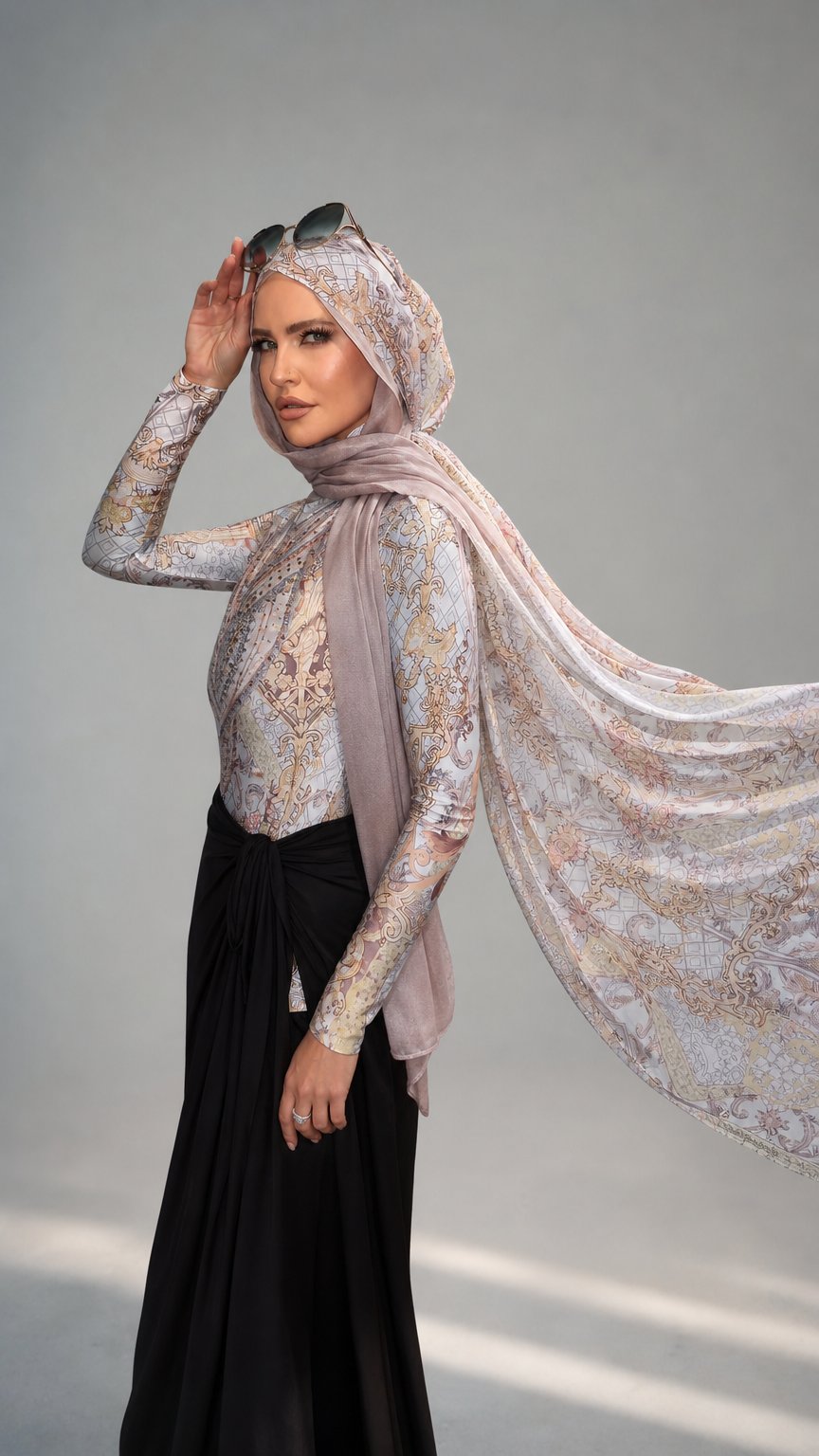 AI product shot of Embellish Shawl