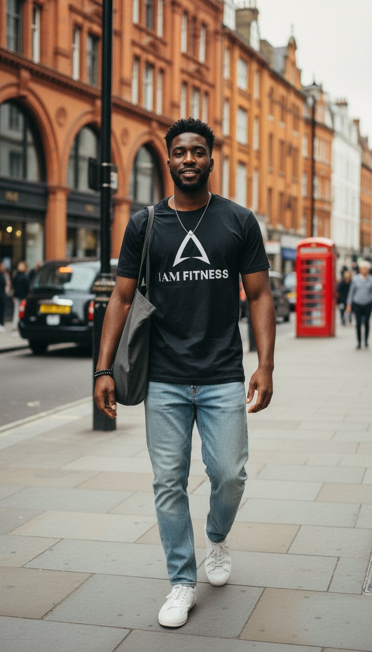 AI product shot of Men's Original Logo T- Shirt