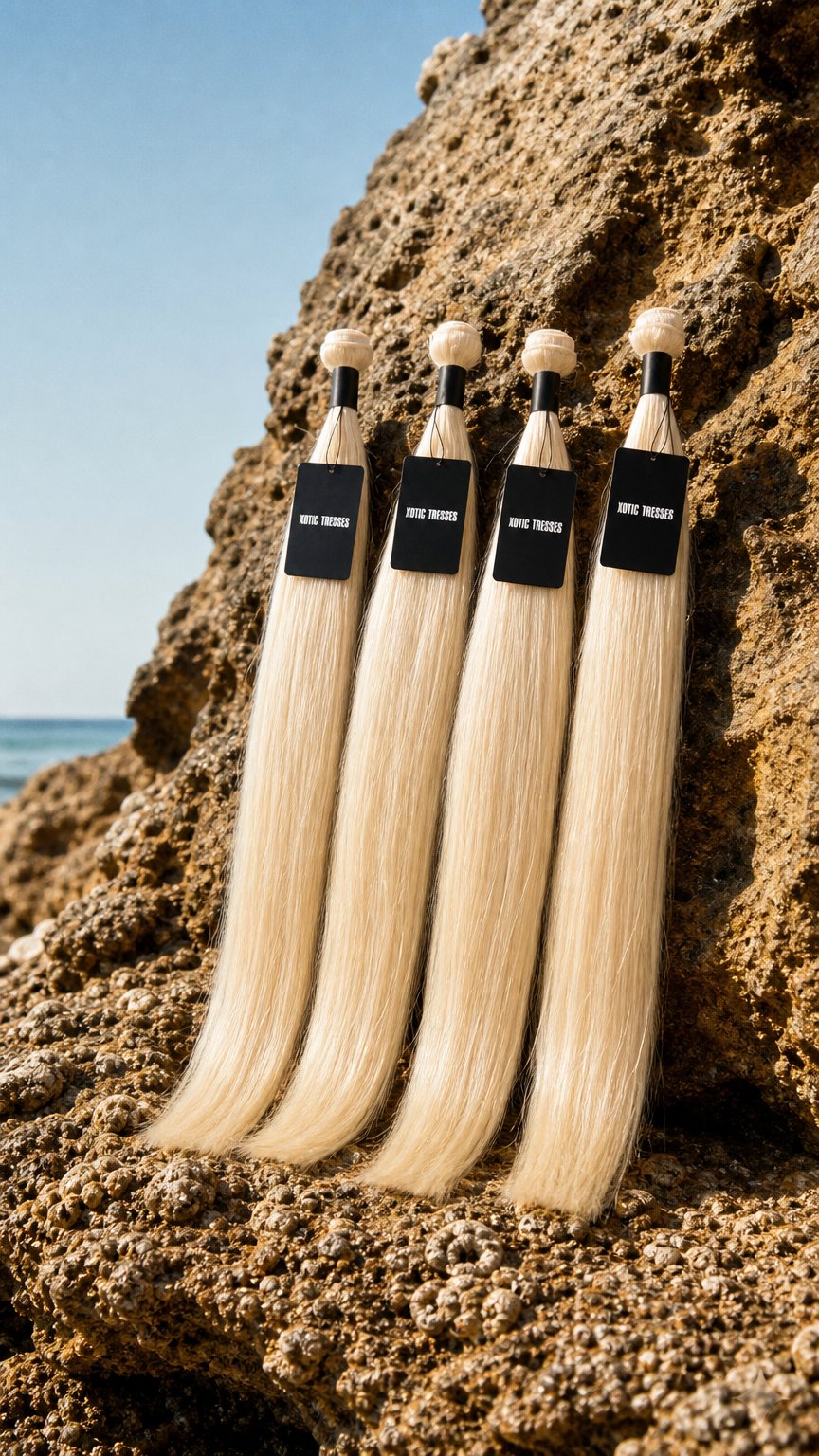 AI product shot of Virgin Hair: 613 Blonde