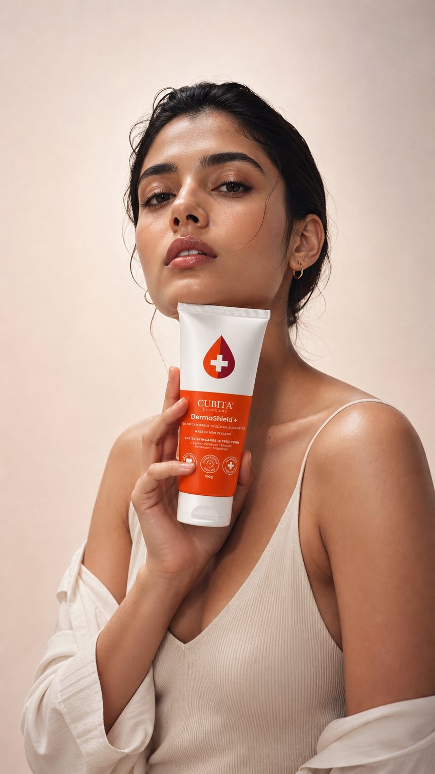 AI product shot of Cubita Skincare Dermashield +