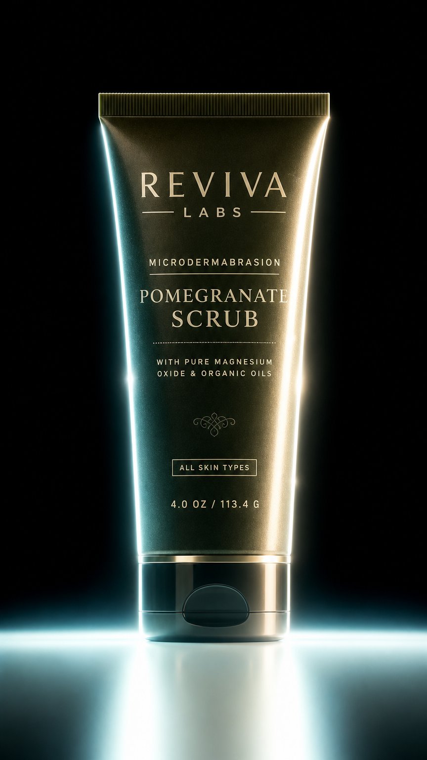 AI product shot of Reviva Labs Microdermabrasion Pomegranate Scrub (#109)