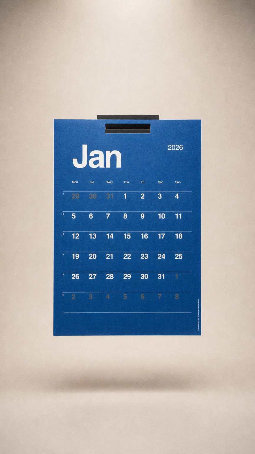 AI product shot of Wall Blue
