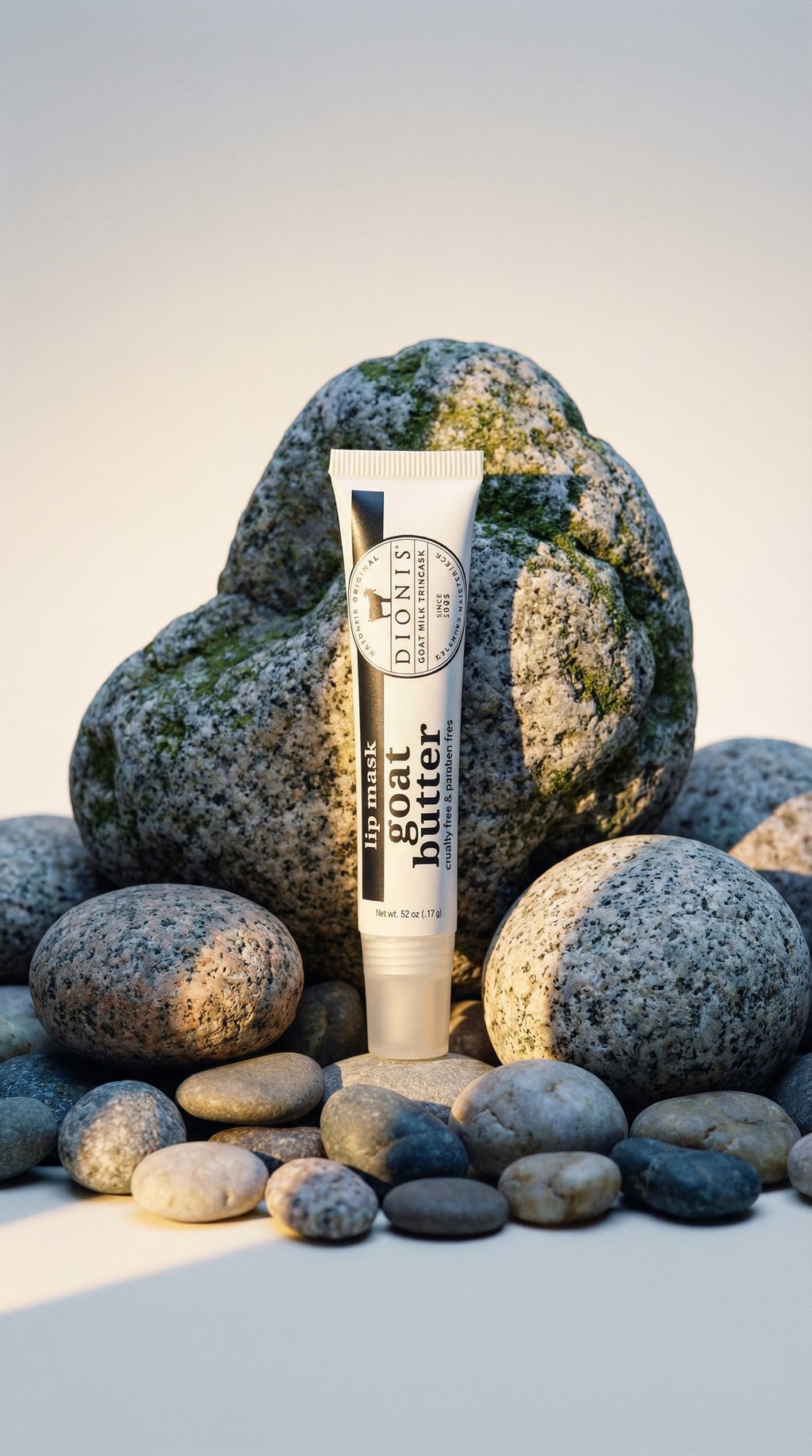 AI product shot of Glaze Goat Butter Lip Mask