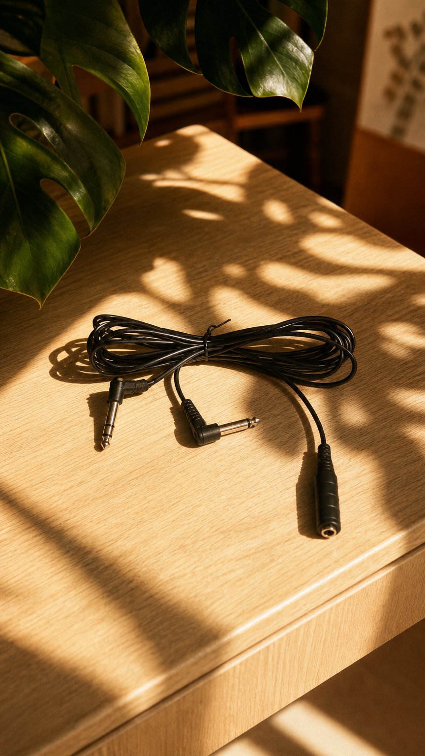 AI product shot of Y Cord Adaptor (Mono) 6.35mm