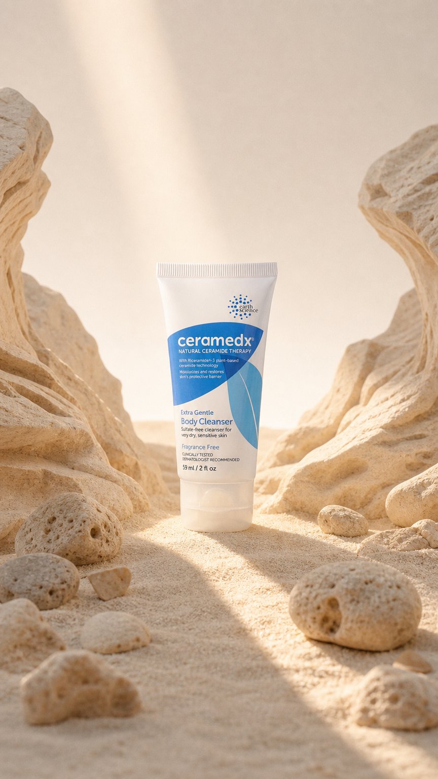 AI product shot of Extra Gentle Body Cleanser 2 fl. oz.