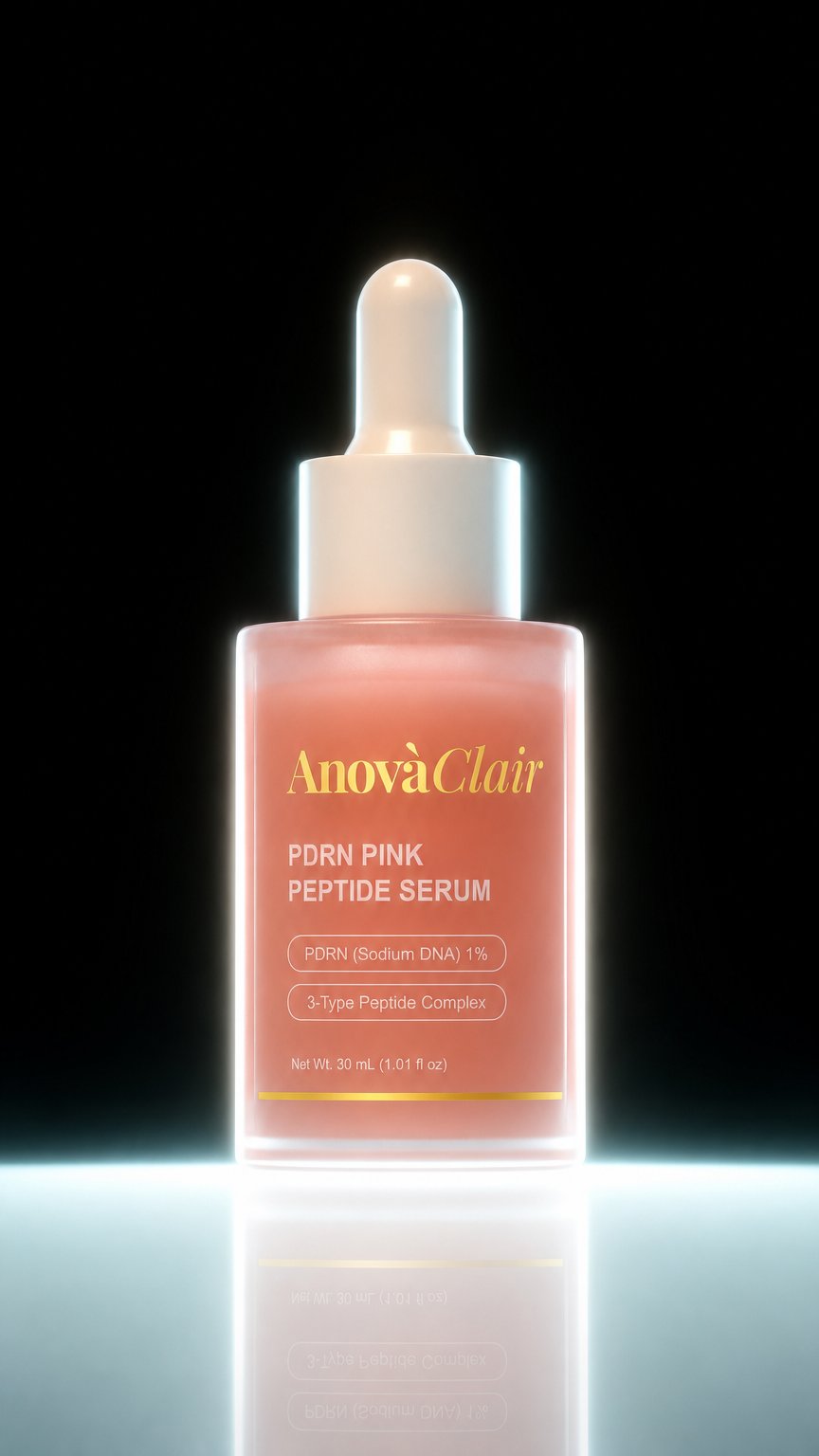 AI product shot of PDRN Pink Collagen Serum
