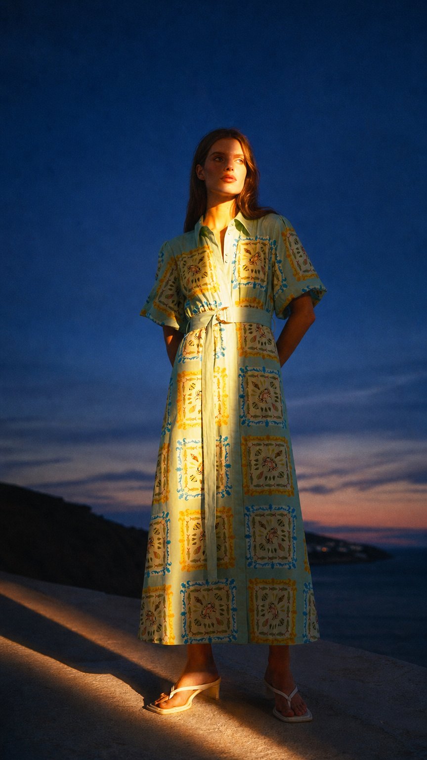 AI product shot of Paddi Dress Saya Shells