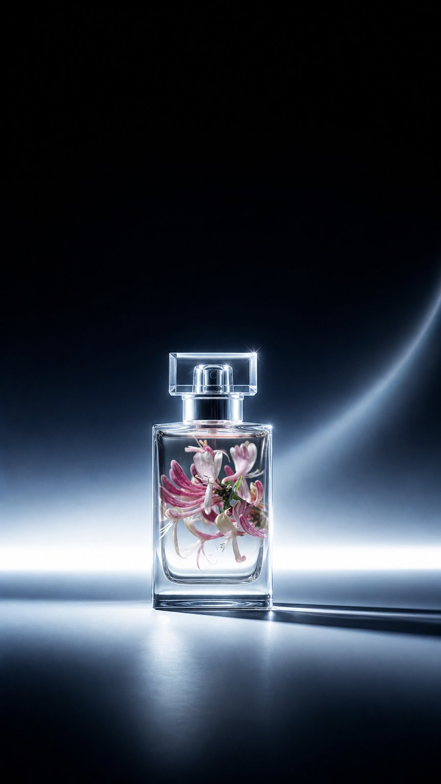 AI product shot of Japanese Honeysuckle Fragrance Oil