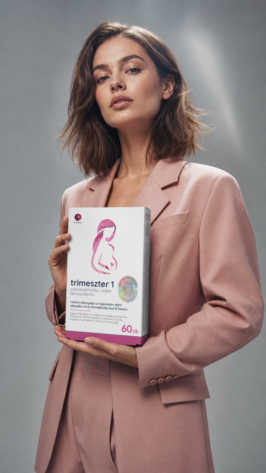 AI product shot of Trimeszter 1 terhesvitamin