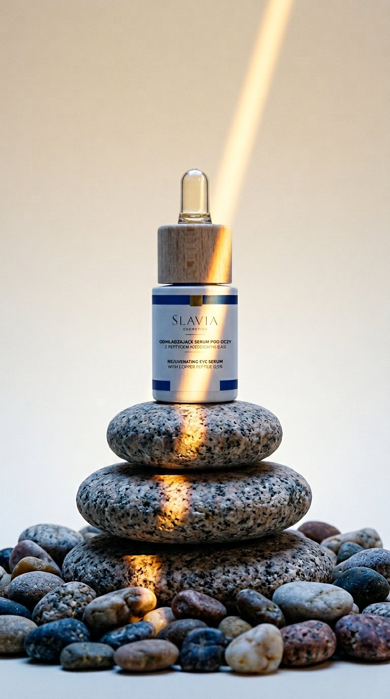 AI product shot of Odmładzające serum pod oczy z peptydem miedziowym - 15 ml