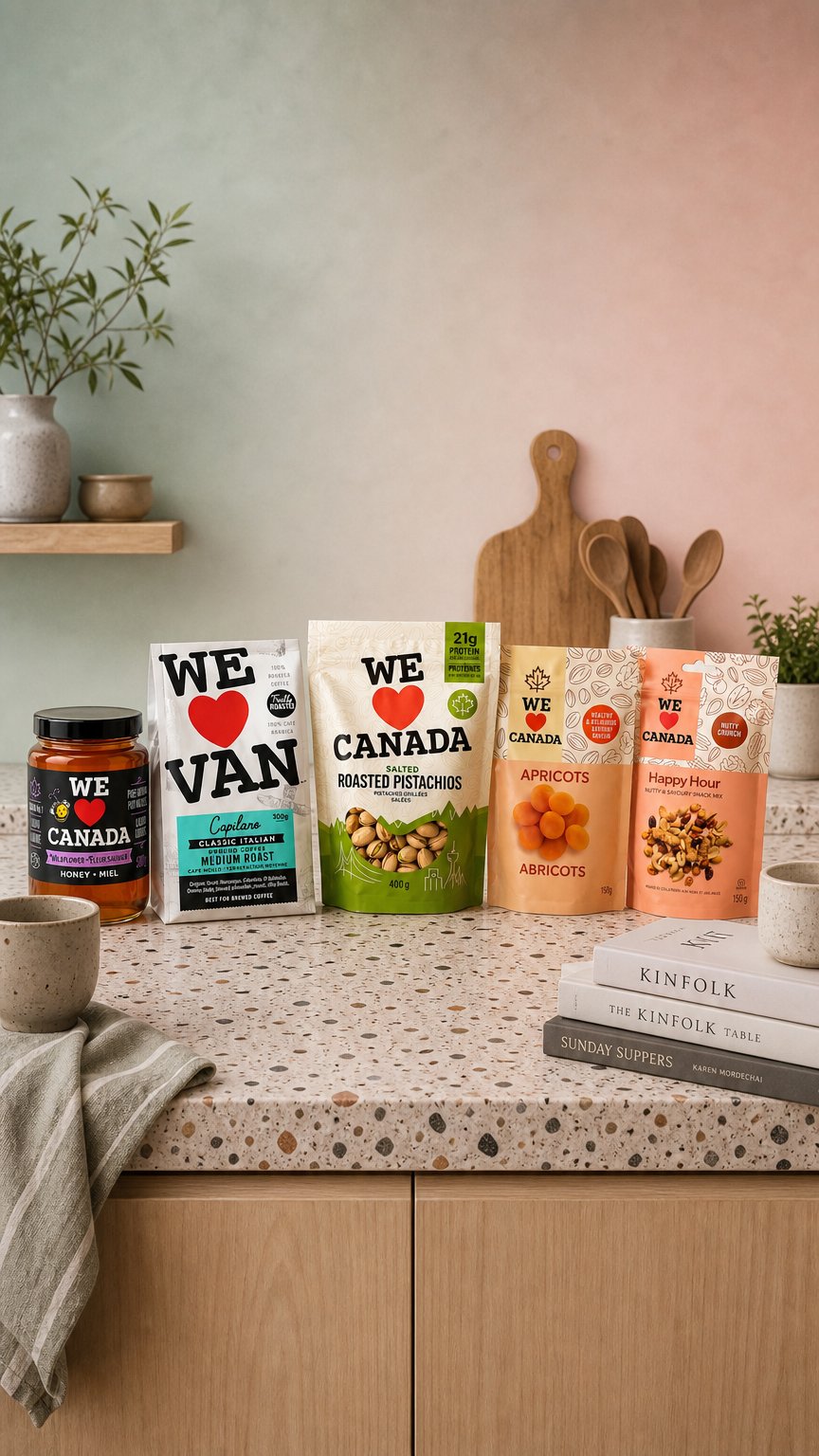 AI product shot of Taste of Canada Gift Box